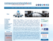 Tablet Screenshot of companysecretarybd.net